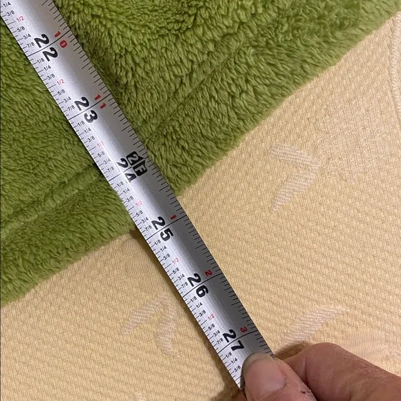 Lands End lime green Teddy Jacket, pre-owned in good shape - Picture 7 of 9